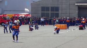鳥取県ポンプ操法大会1