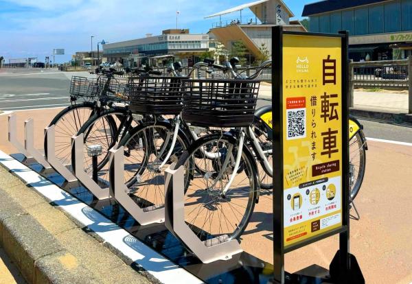 シェアサイクルステーションの写真