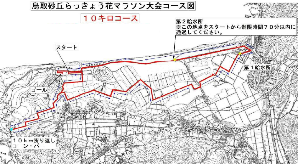 10キロコース図