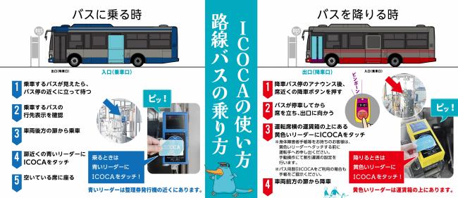 イコカの使い方・路線バスの乗り方