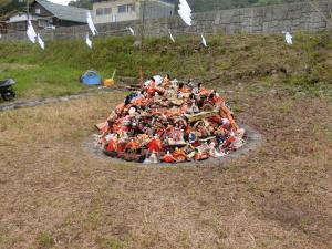 流しびな行事の日　おたきあげ