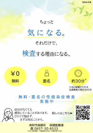 令和８年度保健所作成啓発チラシ（表）