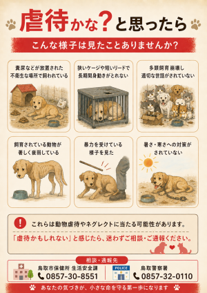 市民向け 虐待通報ポスター