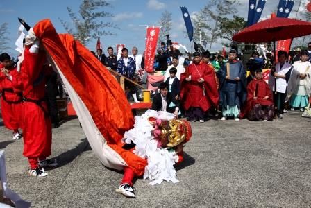 因幡の麒麟獅子舞（賀露神社）の画像