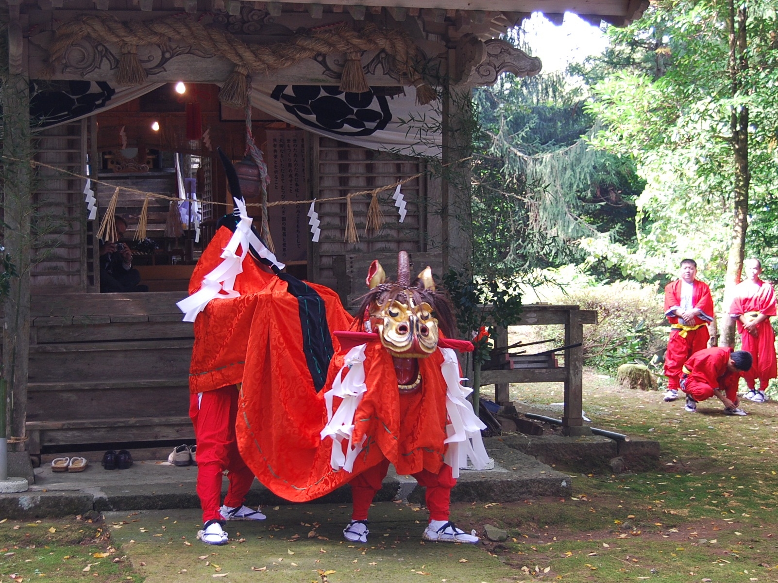 大和佐美命神社の麒麟獅子舞（上砂見）の画像