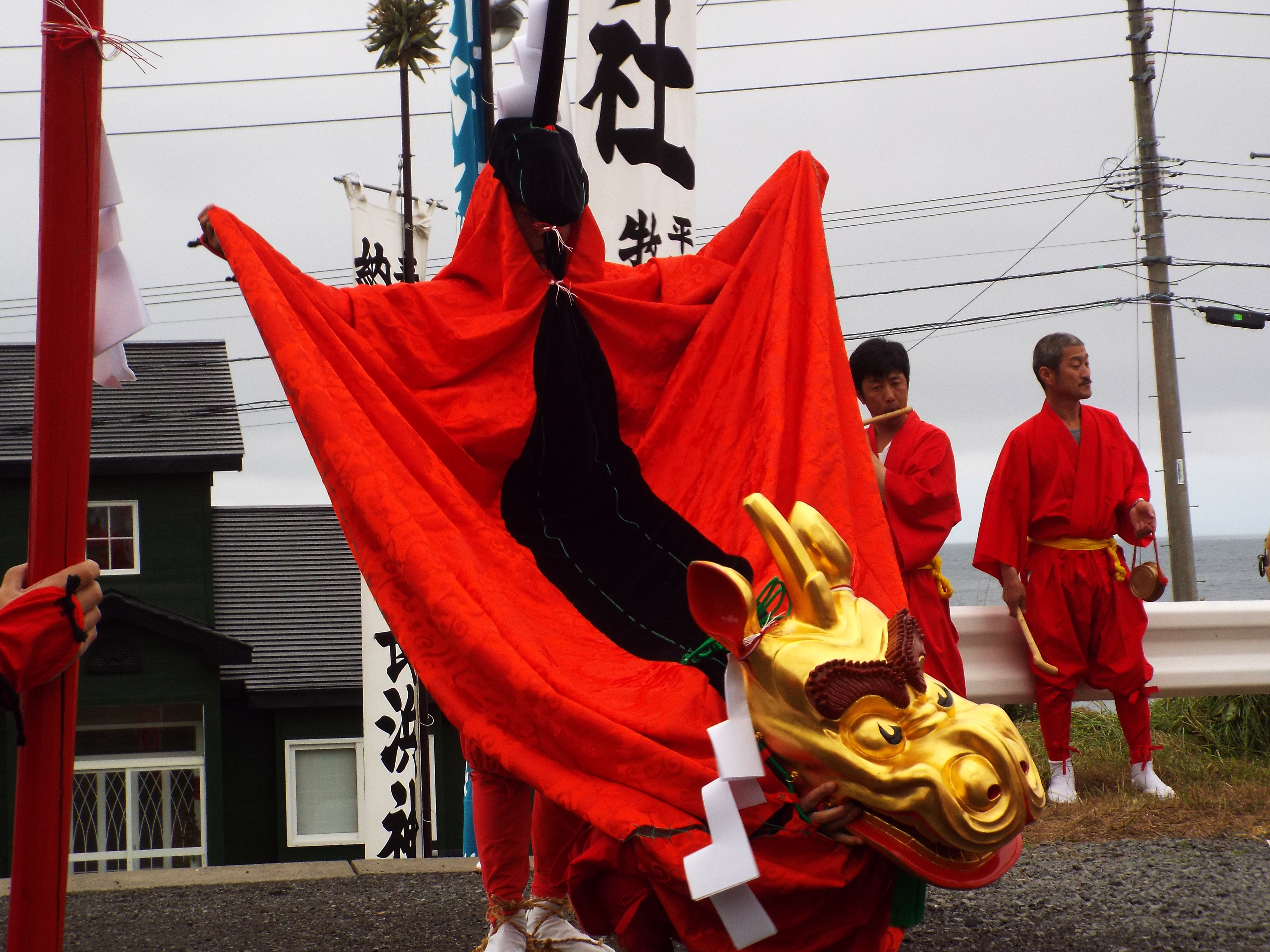 利尻麒麟獅子舞（利尻町）の画像