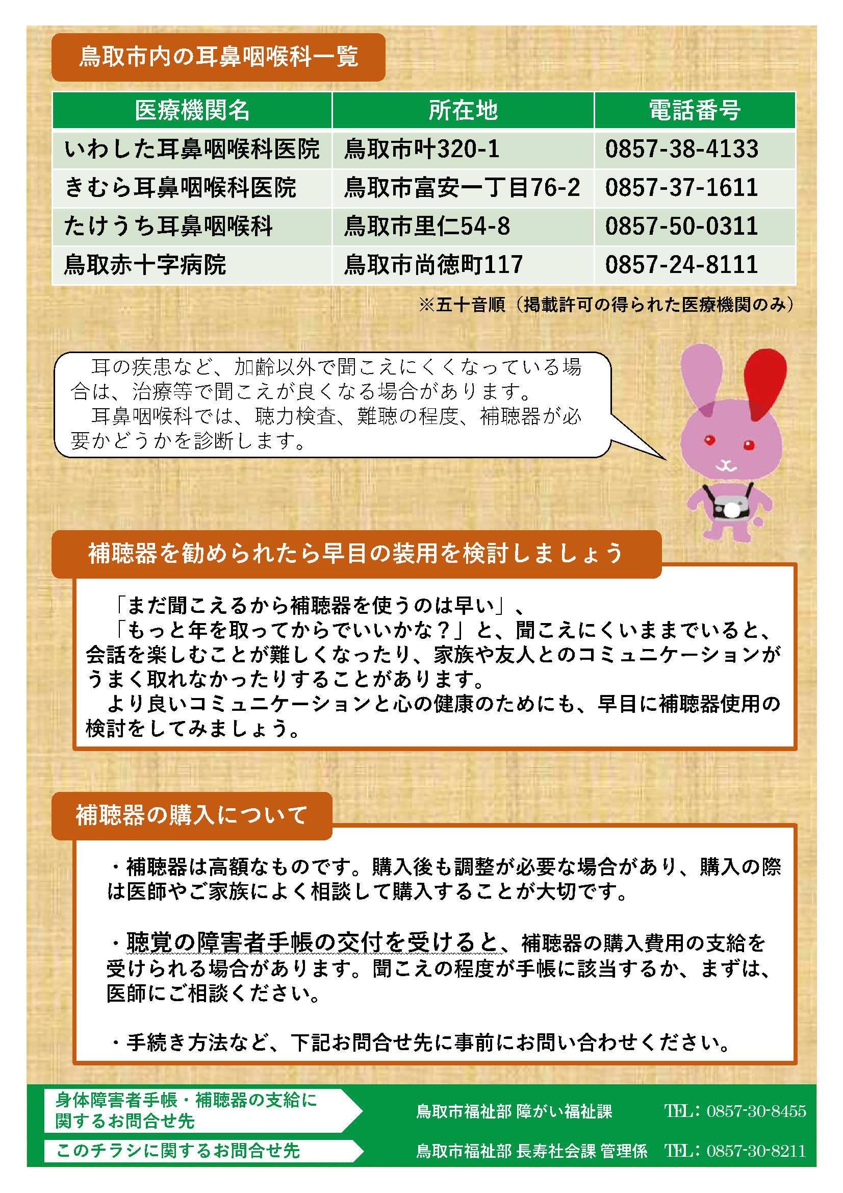 聞こえのセルフチェックちらし裏