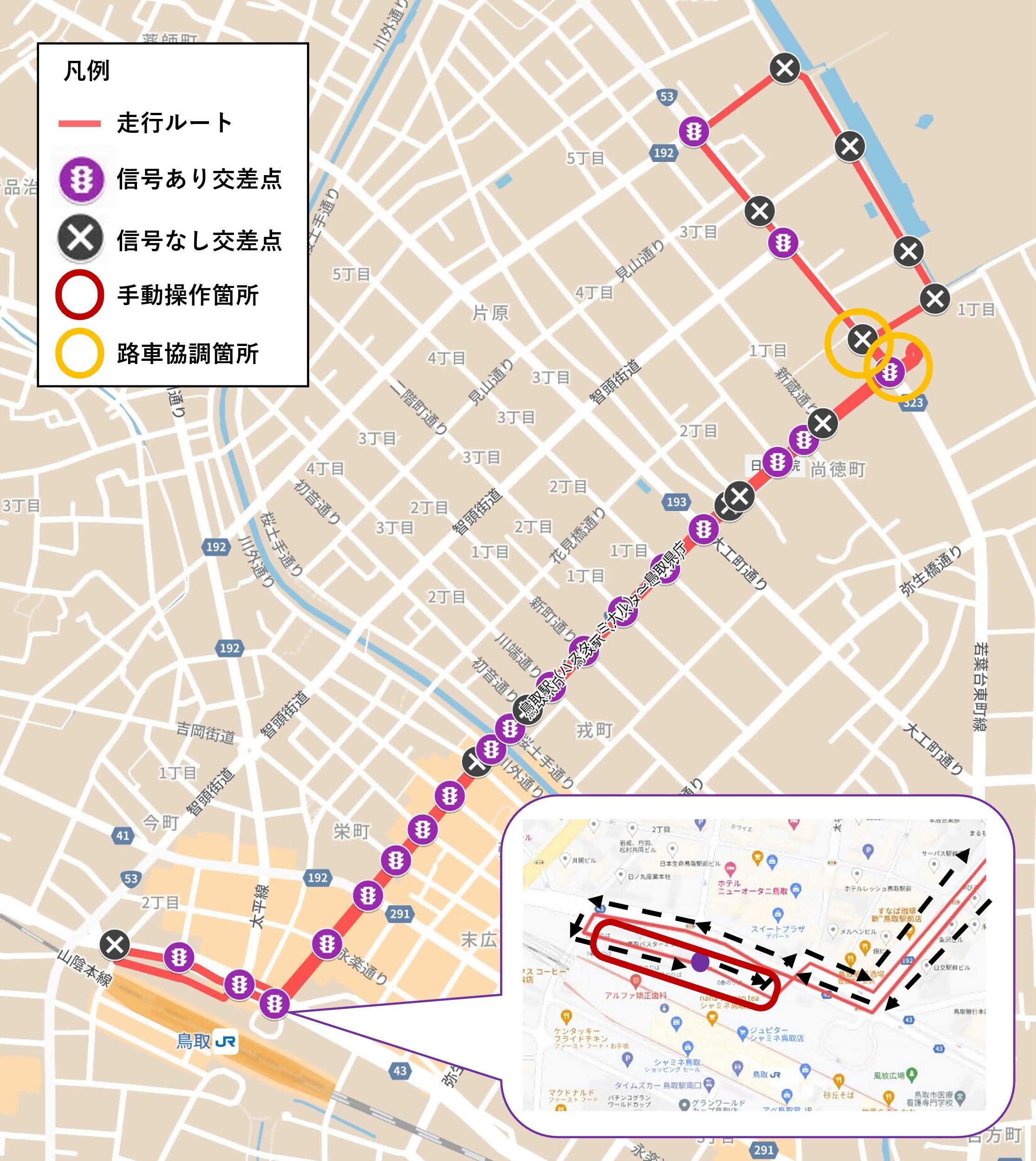 運行コースの画像