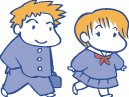 元気な中学生の画像