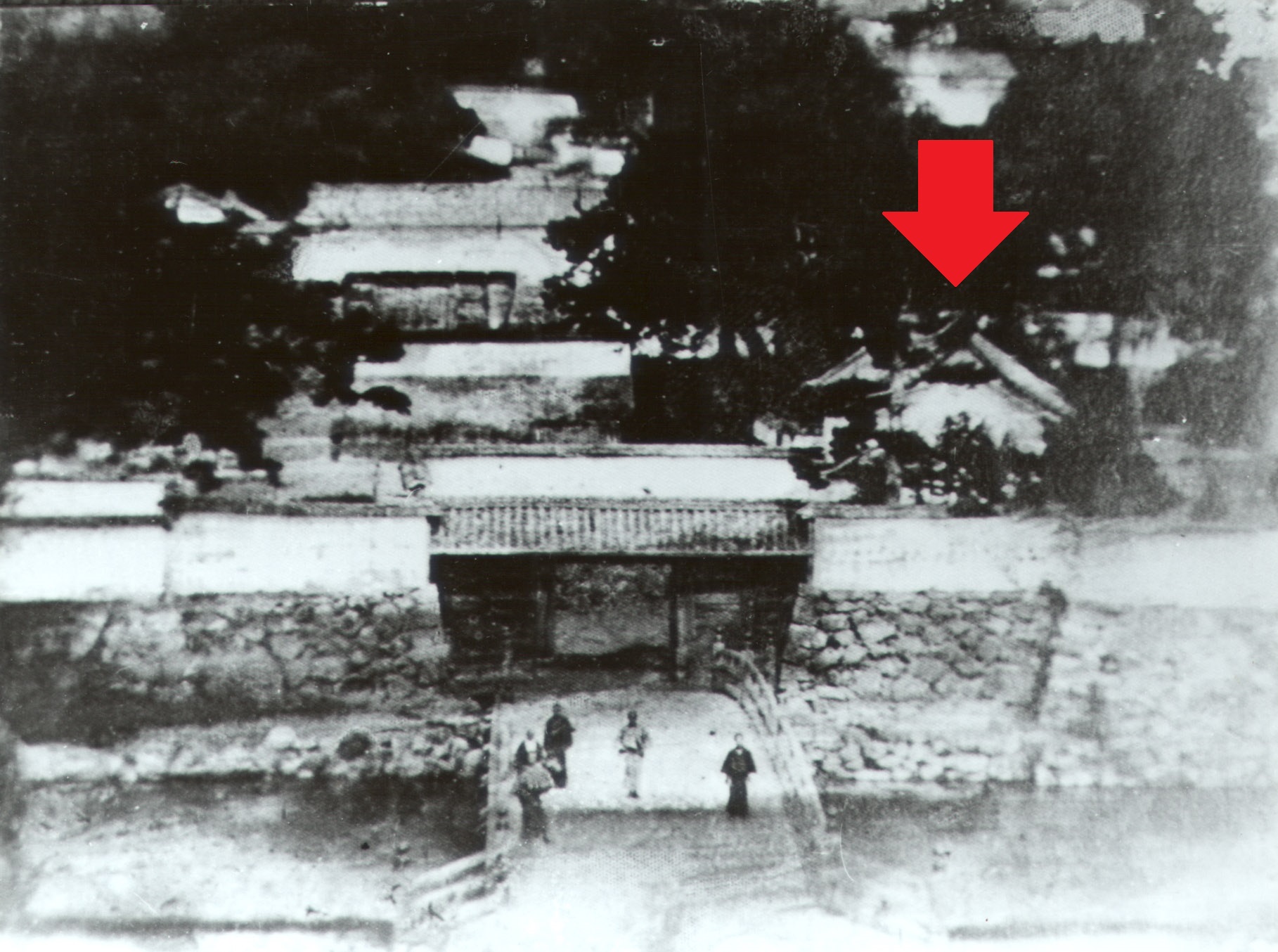 鳥取城大手門「中ノ御門」渡櫓門を復元の画像1
