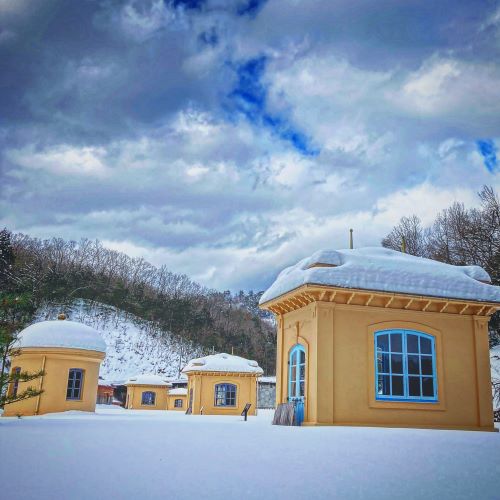鳥取の雪の撮影スポット美歎(みたに)水源地の画像1