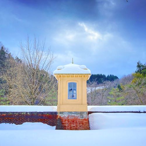 鳥取の雪の撮影スポット美歎(みたに)水源地の画像3