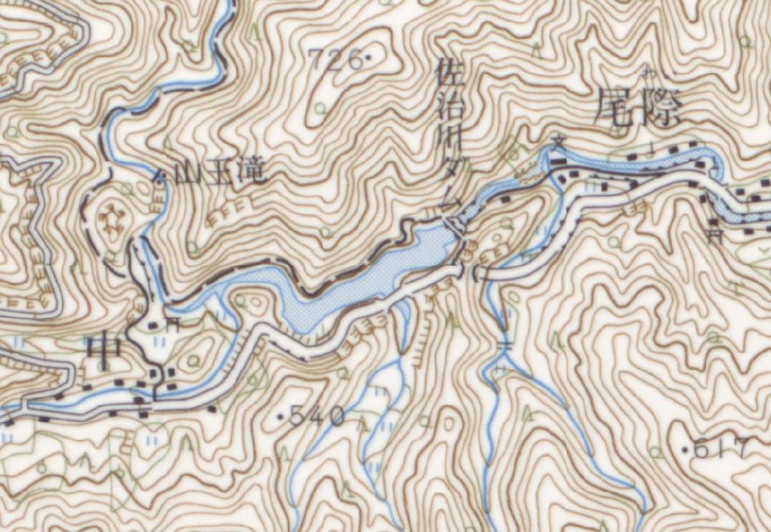 ダム完成後（昭和52年2月28日）の画像