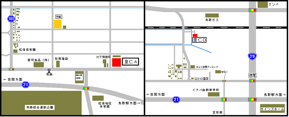 里仁地区市民農園　開設場所