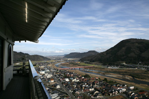 河原城からの眺め