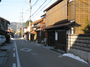 鹿野城下町の景観