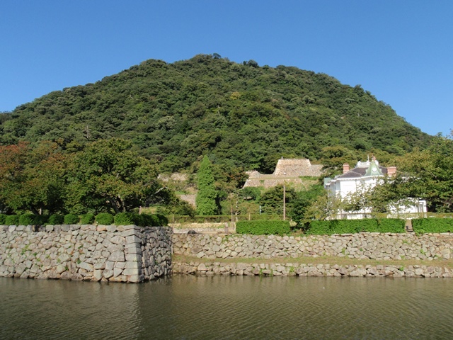 夏の鳥取城跡