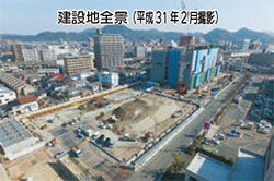 建設地全景（平成31年2月撮影）